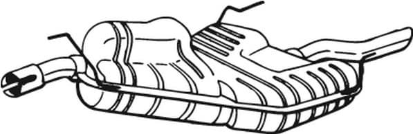 Rear Muffler 215-001