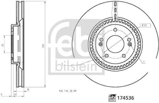 Brake Disc 174536