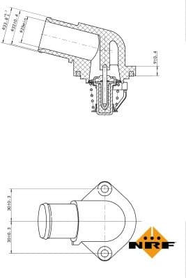 Thermostat, coolant EASY FIT 725037