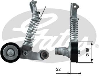 Belt Tensioner, V-ribbed belt DriveAlign™ T39373