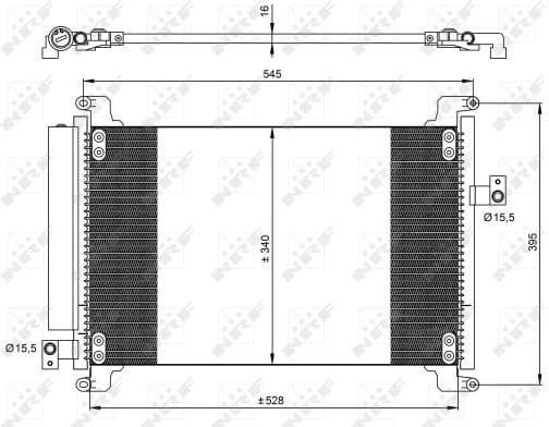 Condenser, air conditioning EASY FIT 35941