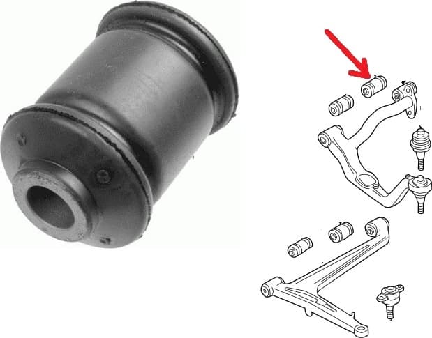 Silentblock front axle 14554 01