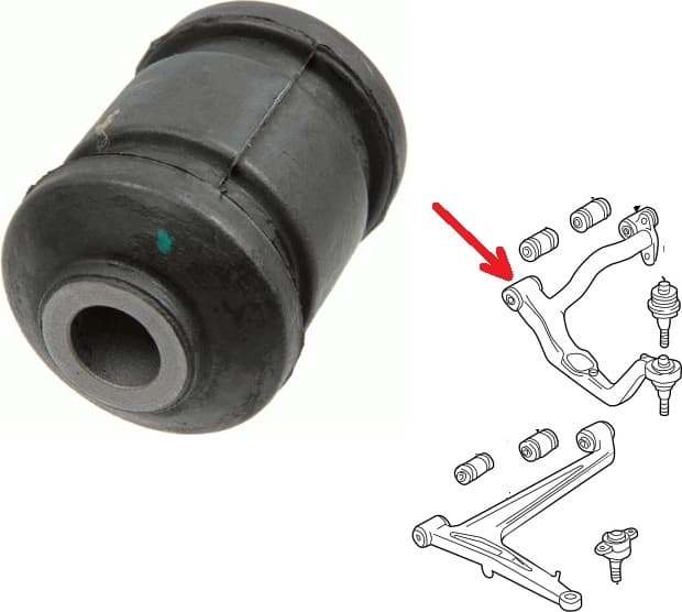 Silentblock front axle 25931 01