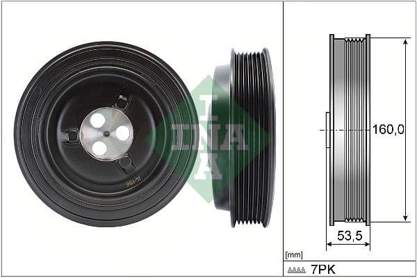 Belt Pulley, crankshaft 544 0132 10