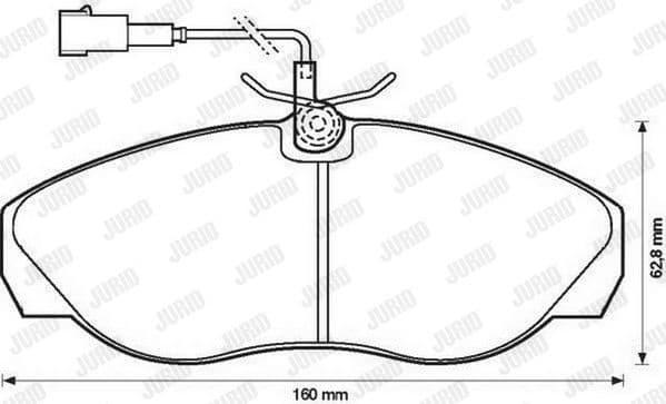 Brake Pad Set, disc brake 573061J