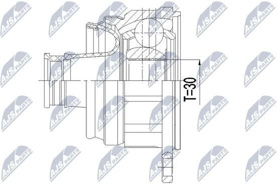 Propeller shaft joint NPW-MS-056 - image 2