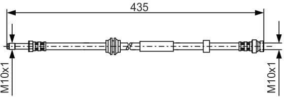 Brake Hose 1 987 481 023