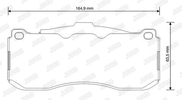 Brake Pad Set, disc brake Jurid White Low Dust 573294JC - image 2