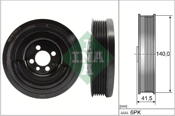 Belt Pulley, crankshaft 544 0163 10