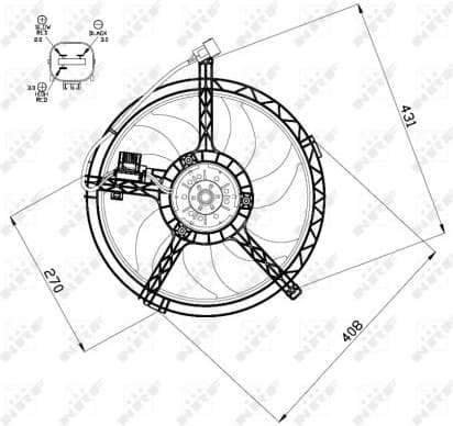 Fan, engine cooling 47508 - image 3