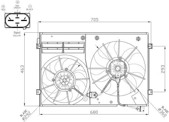Fan, engine cooling 47941