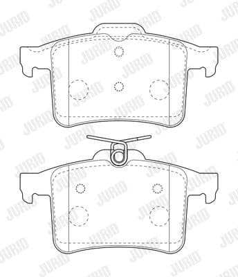 Brake Pad Set, disc brake 573800J