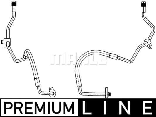 High-pressure Line, air conditioning BEHR *** PREMIUM LINE *** AP 118 000P