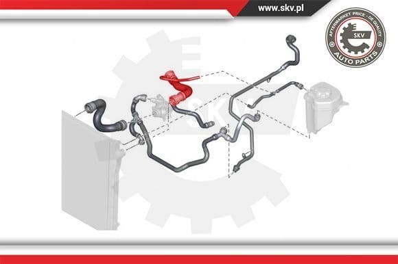 Radiator Hose 43SKV732 - image 4