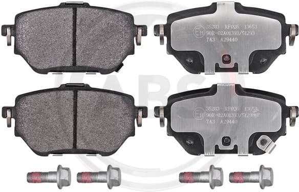 Brake Pad Set, disc brake 35283