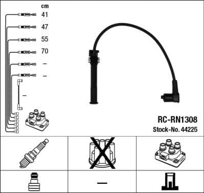 Ignition Cable Kit RC-RN1308