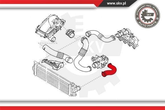 Charge Air Hose 43SKV098 - image 4