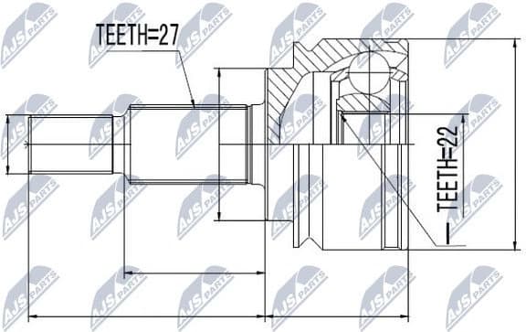 Joint Kit, drive shaft NPZ-RE-038 - image 2