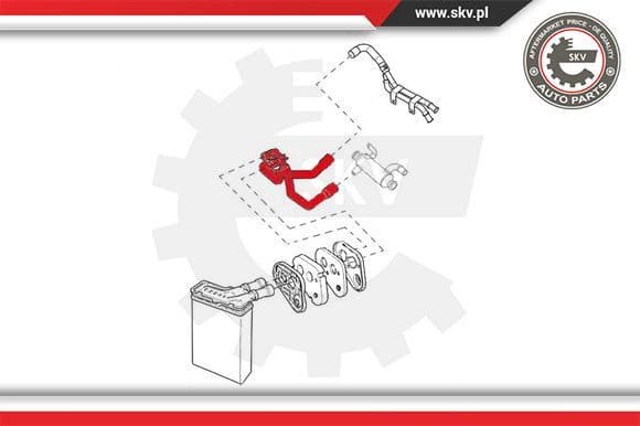 Heater Hose 43SKV803 - image 4