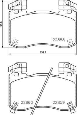 Brake Pad Set, disc brake PRIME LINE P30113