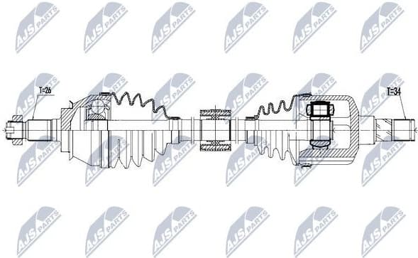 Drive Shaft NPW-BM-157 - image 4