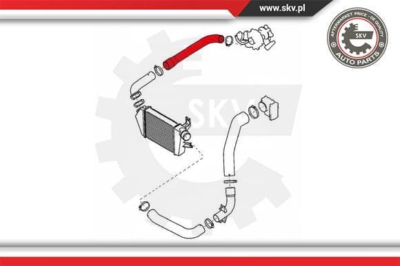 Charge Air Hose 43SKV124 - image 4