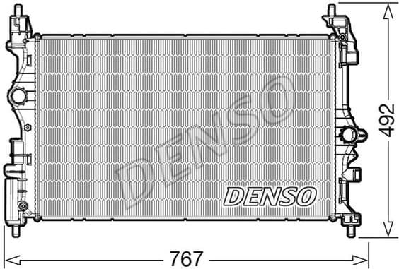 Radiator, engine cooling DRM20019