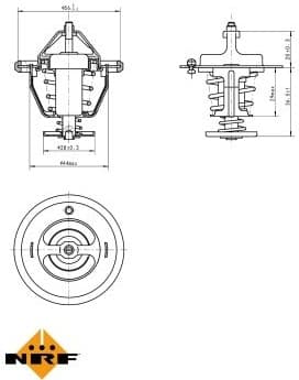 Thermostat, coolant EASY FIT 725087 - image 5