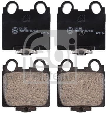 Brake Pad Set, disc brake 170265