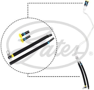 Hose Line, soot/particulate filter regeneration EMH381
