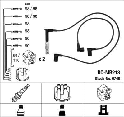 Ignition Cable Kit RC-MB213