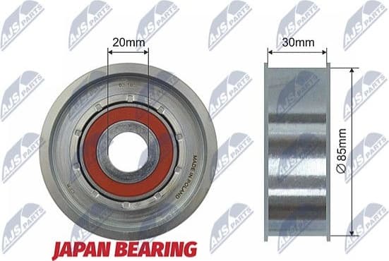 Tensioner Pulley, V-ribbed belt RNK-CH-027