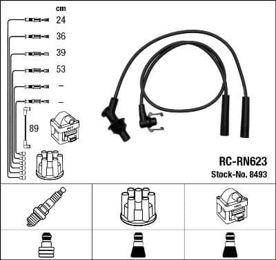 Ignition Cable Kit RC-RN623