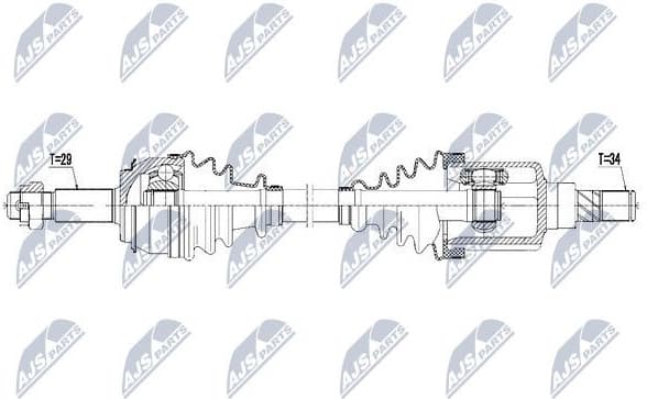 Drive Shaft NPW-RE-124