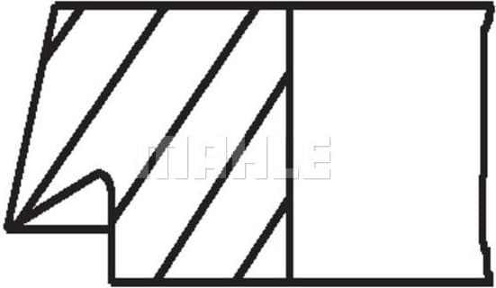 Piston Ring Set 082 67 N0 - image 2
