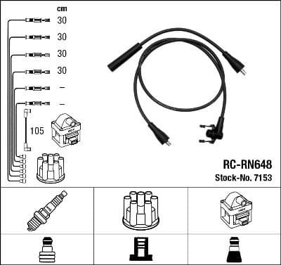 Ignition Cable Kit RC-RN648