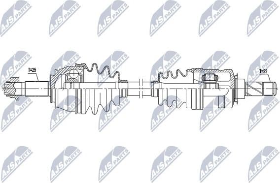 Drive Shaft NPW-PL-097 - image 4
