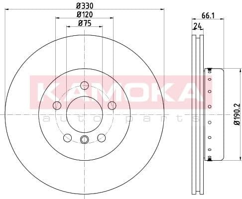 Brake discs kit front (2pcs) 103251 - image 5