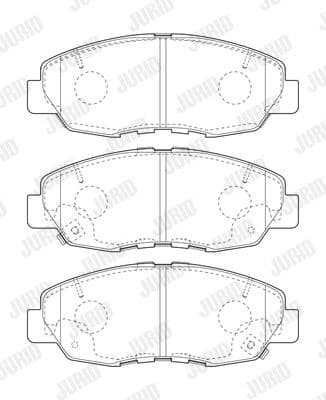 Brake Pad Set, disc brake 573807J