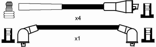 Ignition Cable Kit RC-FD824 - image 2