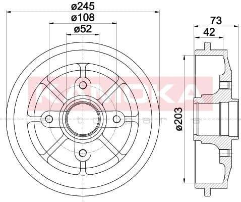 Brake Drum 104049