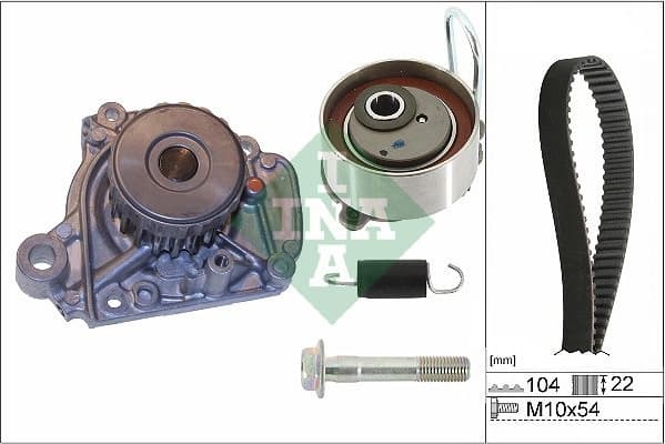 Water Pump & Timing Belt Kit 530 0506 31