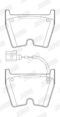 Brake Pad Set, disc brake 573809J