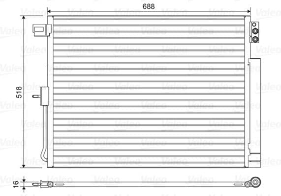 Condenser, air conditioning 822616