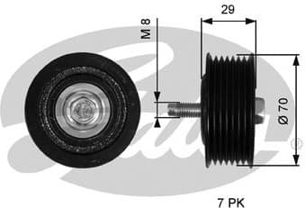 Deflection/Guide Pulley, V-ribbed belt DriveAlign™ T36773
