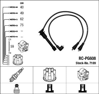 Ignition Cable Kit RC-PG608