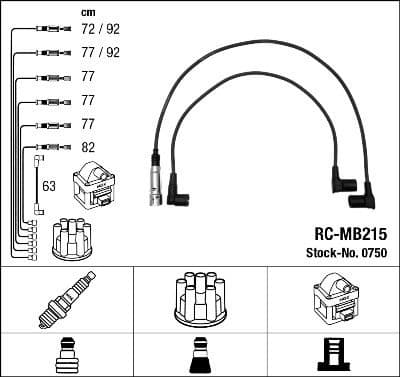 Ignition Cable Kit RC-MB215
