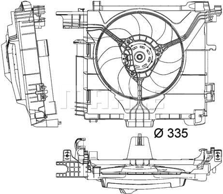 Fan, engine cooling BEHR *** PREMIUM LINE *** CFF 211 000P - image 2