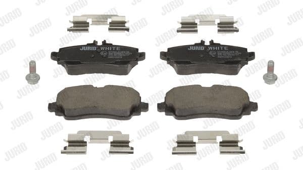 Brake Pad Set, disc brake Jurid White Low Dust 571945JC