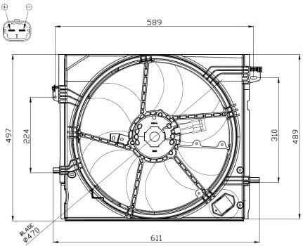 Fan, engine cooling 47897